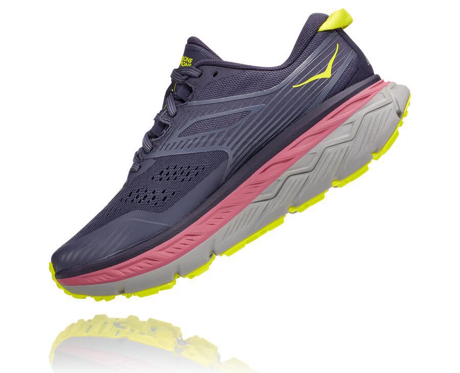 Hoka One One Trail Schoenen Dames - Stinson Atr 6 - Donkerblauw - NA0492876